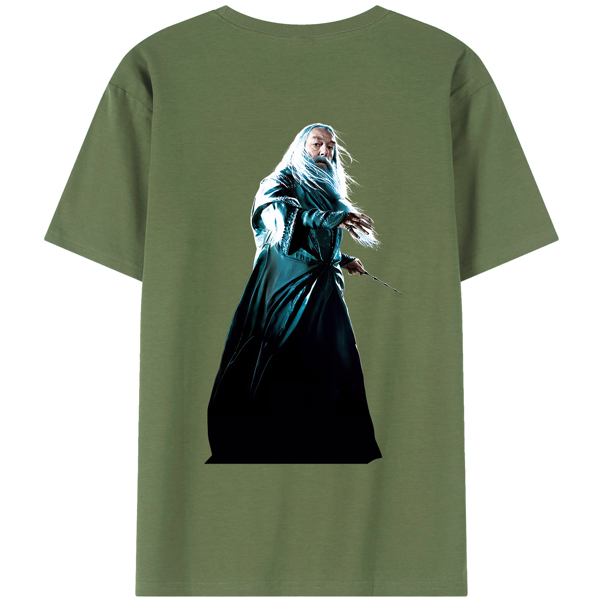 （画像用） Harry Potter ハリー・ポッターシリーズ 綿100％ メンズ半袖Tシャツ（バックプリント） 通気性